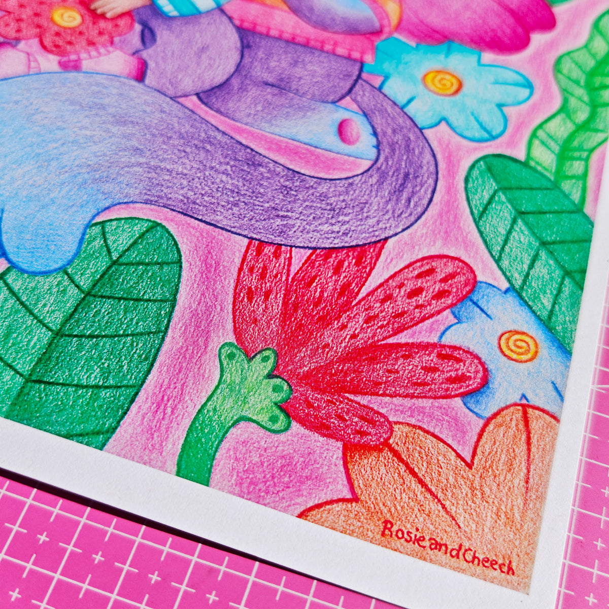 Amongst the Flowers in Türkiye - Signed Art Print | A4
