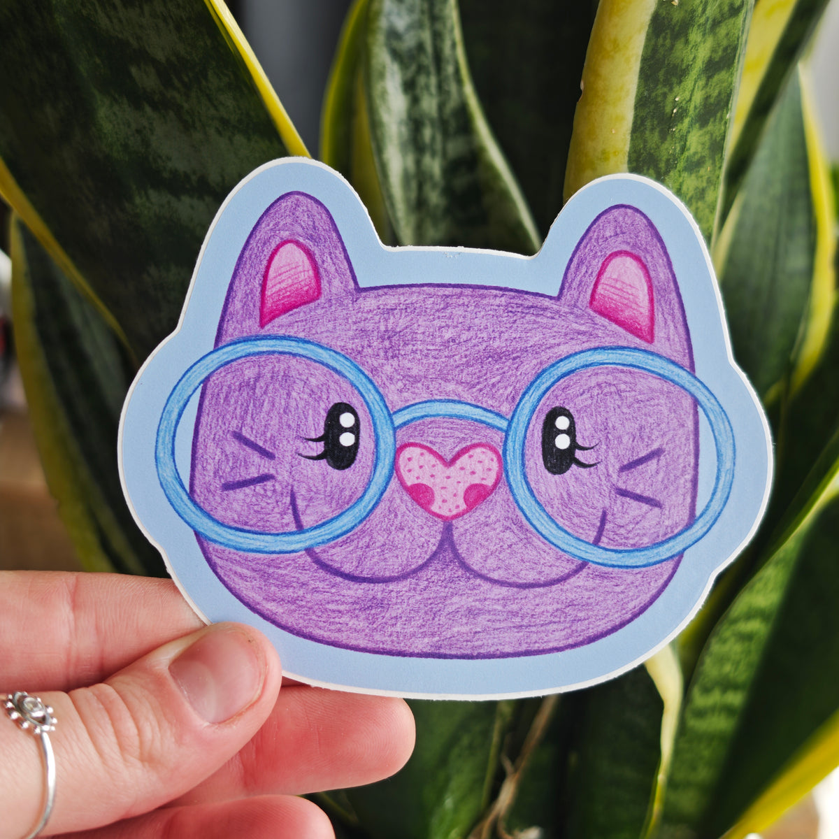 Large Sticker - Old Cheech with Glasses