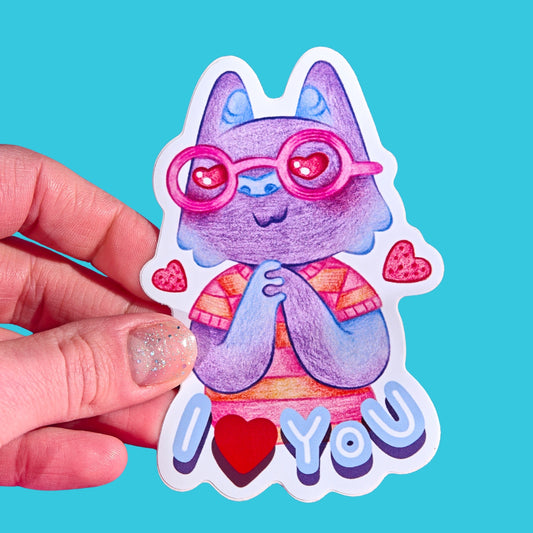 Large Sticker - I love you Cheech
