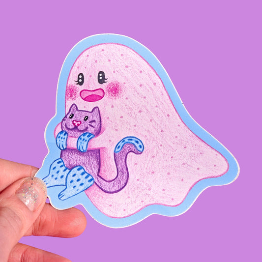 Large Sticker - Marshmallow and Baby Cheech