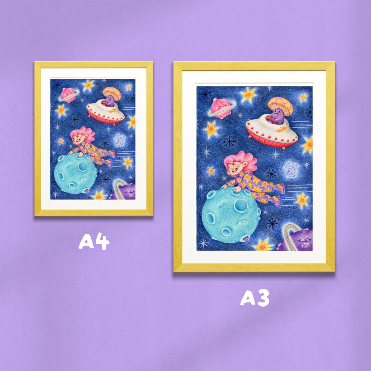 Space Quest Two - Signed Art Print | A4 / A3