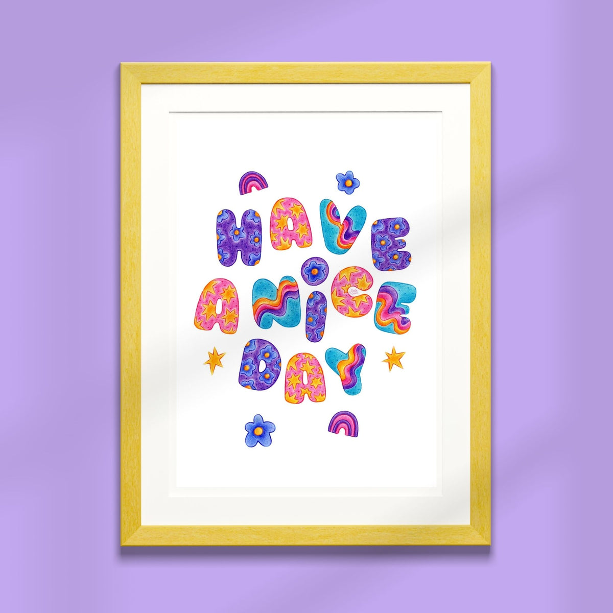 Have A Nice Day 🎵 - Signed Art Print | A4