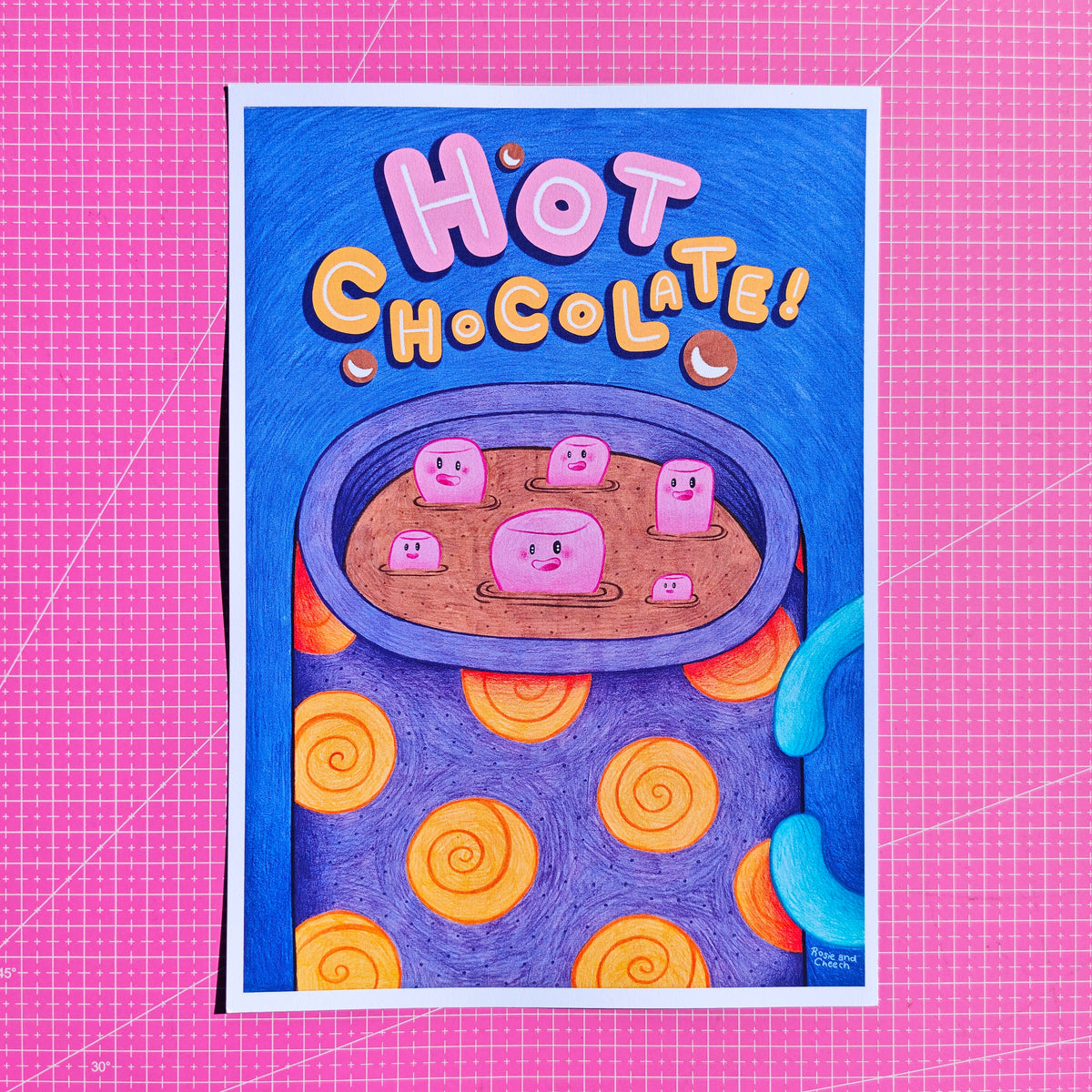 Hot Chocolate! - Signed Art Print | A4