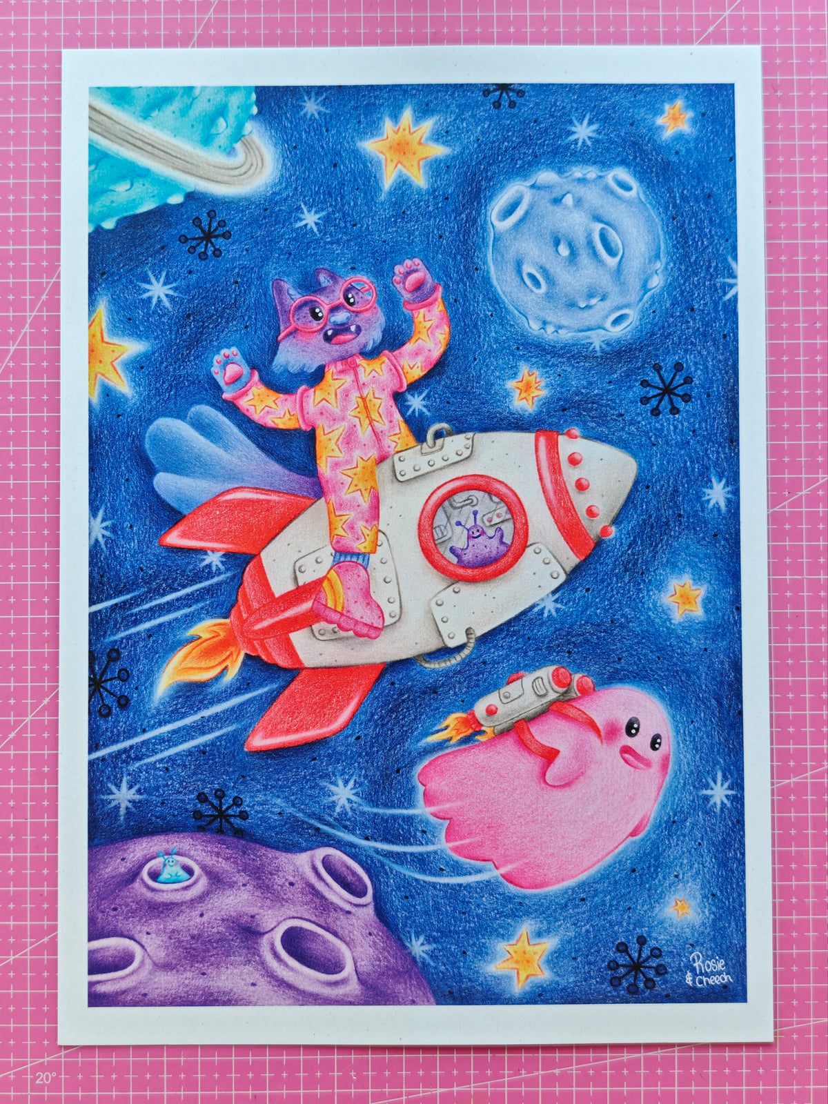Space Quest One - Signed Art Print | A4 / A3