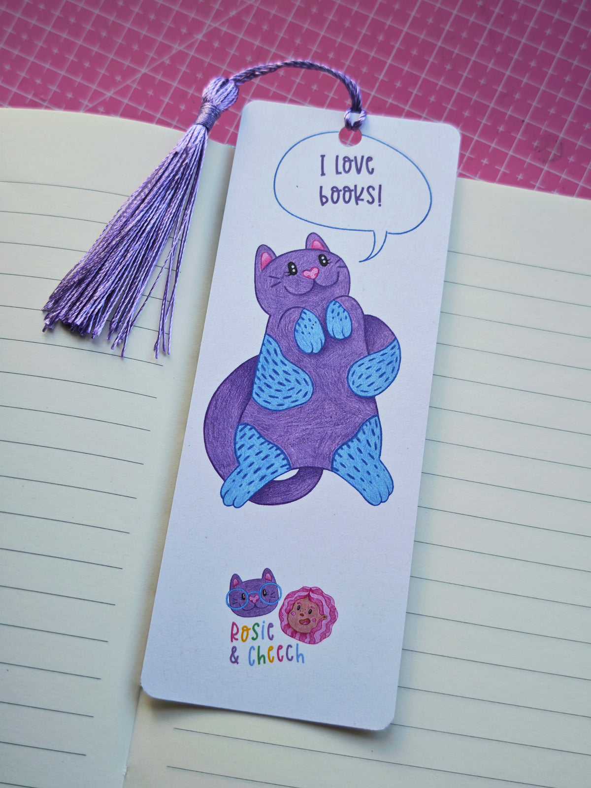 Kitty book club Bookmark