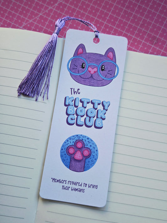 Kitty book club Bookmark