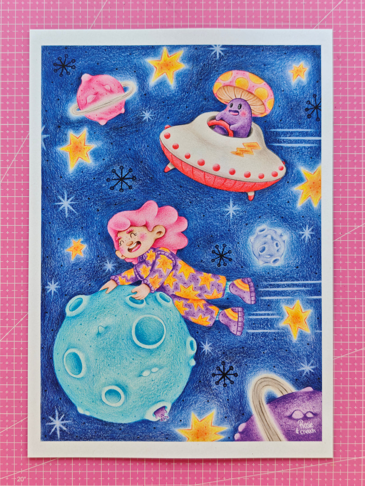 Space Quest Two - Signed Art Print | A4 / A3