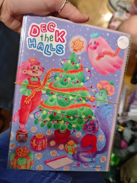 Deck the halls card